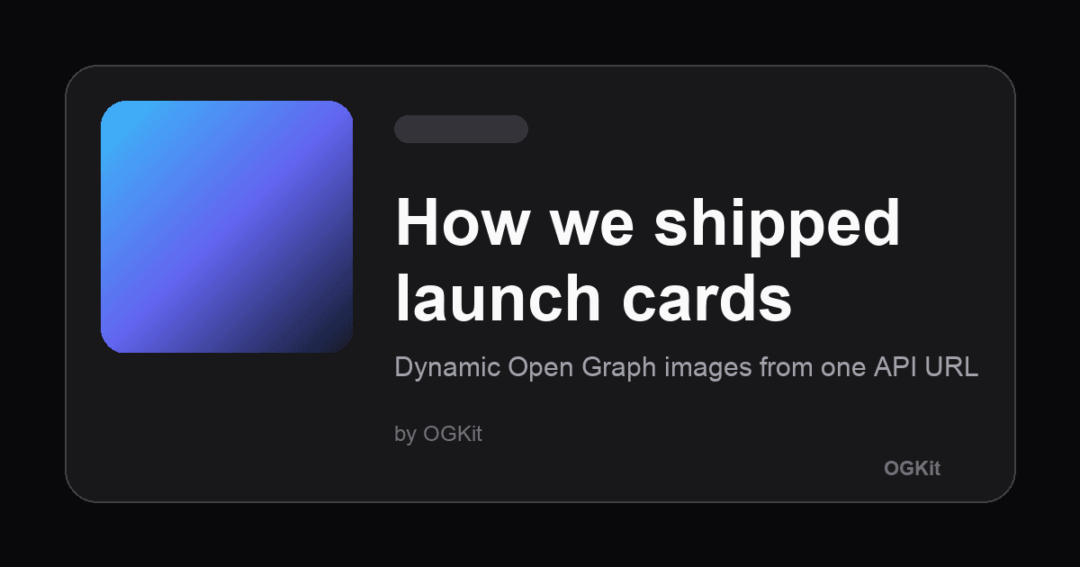 Example OGKit article Open Graph image preview